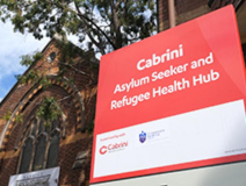 Asylum seeker health hub facade tn