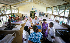 Dr and nurse group PNG